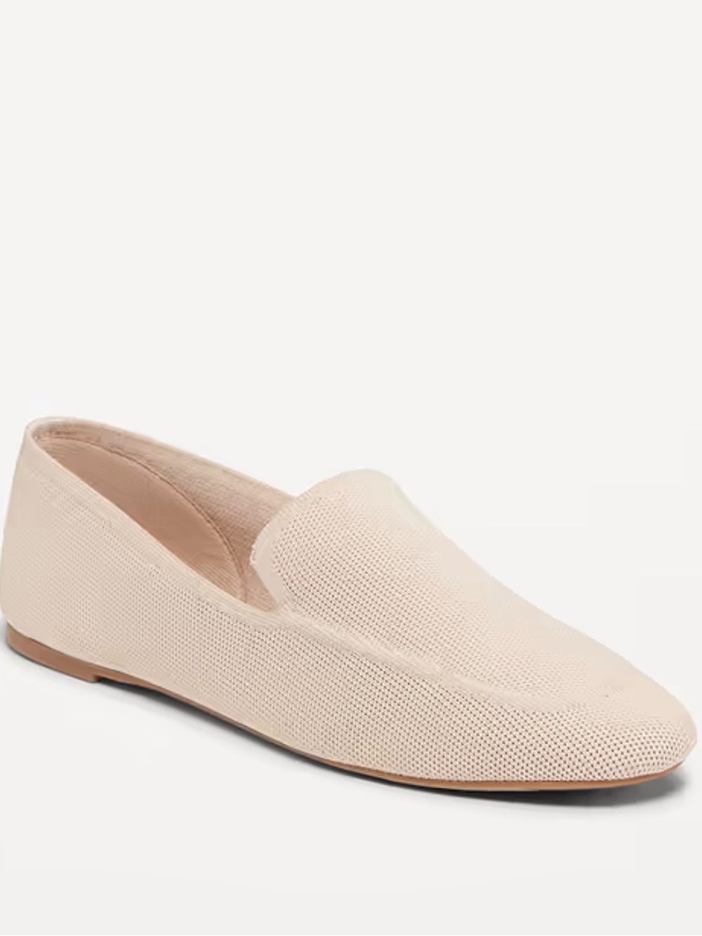 Old Navy Women's Nude Knit Slip-On Loafer Size 6